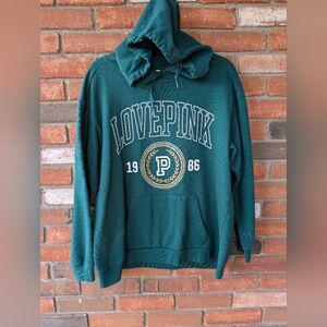 PINK Victoria's Secret Green Hoodie Size L